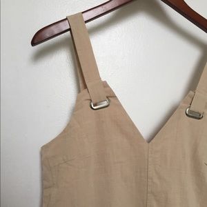 Farrow cotton overall dress